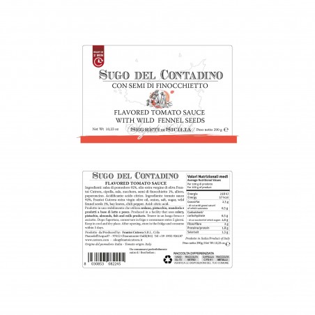 Sugo del contadino con finocchietto selvatico siciliano