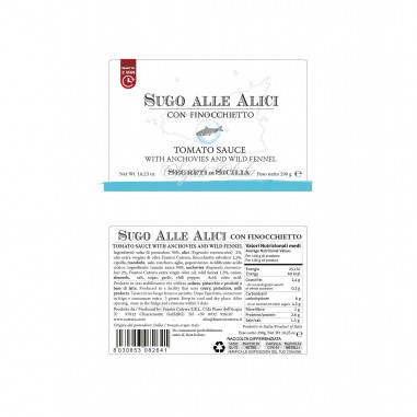 Sugo alle alici con finocchietto...