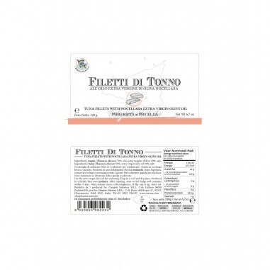 Filetti di tonno in olio extravergine...