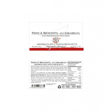 Pesto & bruschetta all'arrabbiata:... Pesto & bruschetta all'arrabbiata:...