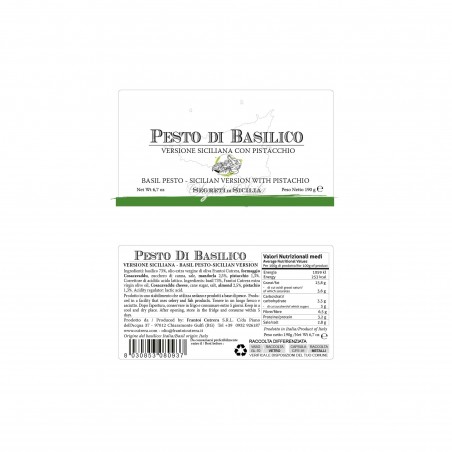 Pesto di basilico: la versione siciliana con mandorle e pistacchi