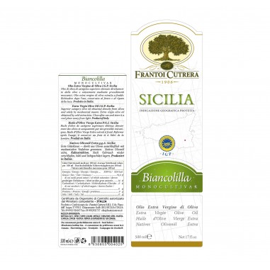 Monocultivar Biancolilla IGP: olio...