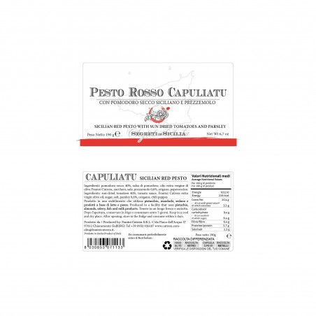 Capuliatu: il pesto rosso a base di pomodoro e prezzemolo