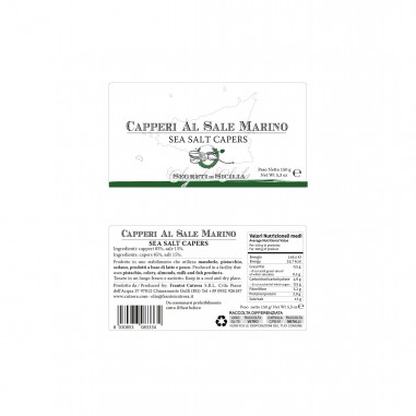 Capperi siciliani al sale marino