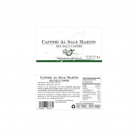 Capperi siciliani al sale marino