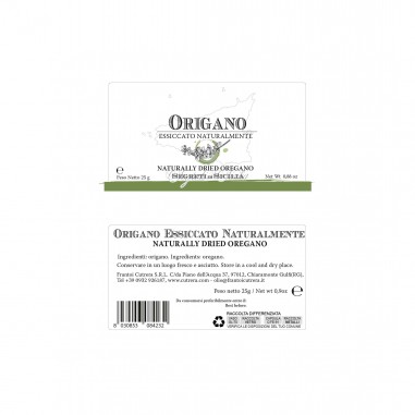 Origano siciliano essiccato naturalmente Origano siciliano essiccato naturalmente