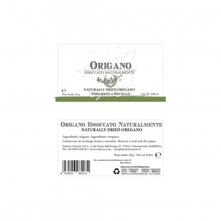Origano siciliano essiccato naturalmente