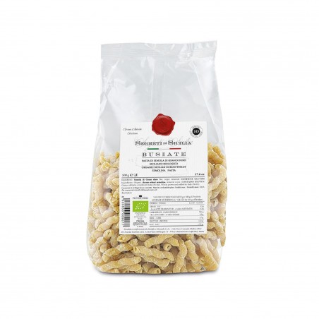 Busiate: la pasta biologica da grani duri antichi siciliani moliti come una volta
