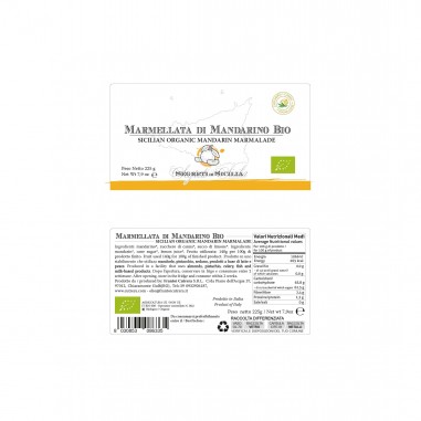 Marmellata di mandarino BIO siciliano Marmellata di mandarino BIO siciliano