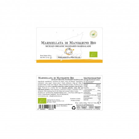 Marmellata di mandarino BIO siciliano